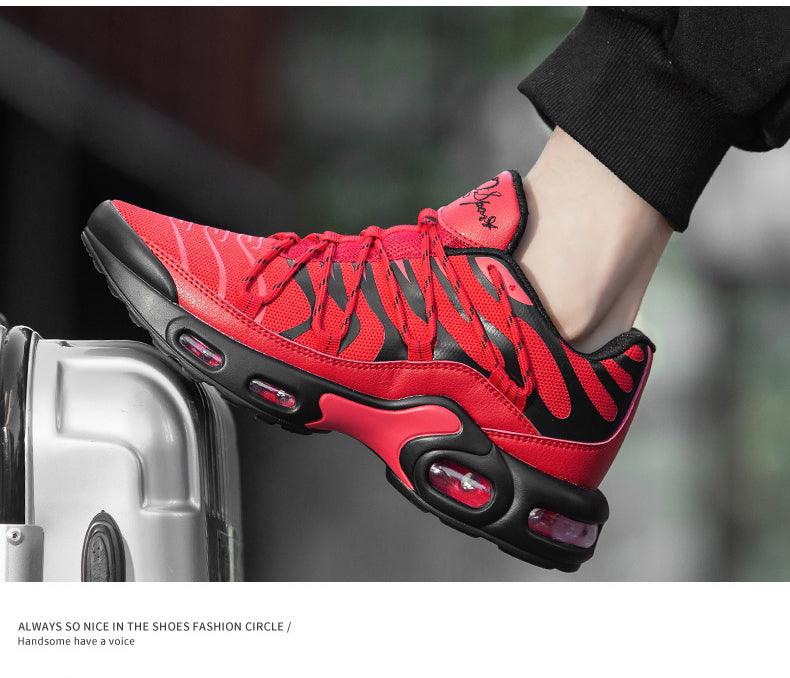 Air Cushion Mans Sport Running Shoes Breathable Sneakers Summer Tennis Outdoor Training Racing Lightweight Running Gym Sneakers Jogging Walking Mens Sneakers - Fabs things