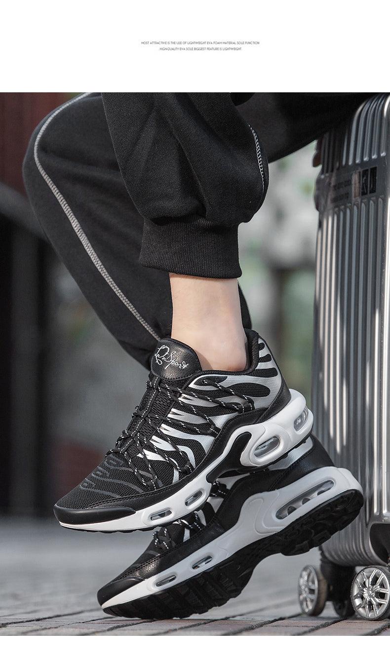 Air Cushion Mans Sport Running Shoes Breathable Sneakers Summer Tennis Outdoor Training Racing Lightweight Running Gym Sneakers Jogging Walking Mens Sneakers - Fabs things