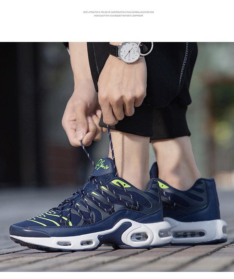 Air Cushion Mans Sport Running Shoes Breathable Sneakers Summer Tennis Outdoor Training Racing Lightweight Running Gym Sneakers Jogging Walking Mens Sneakers - Fabs things