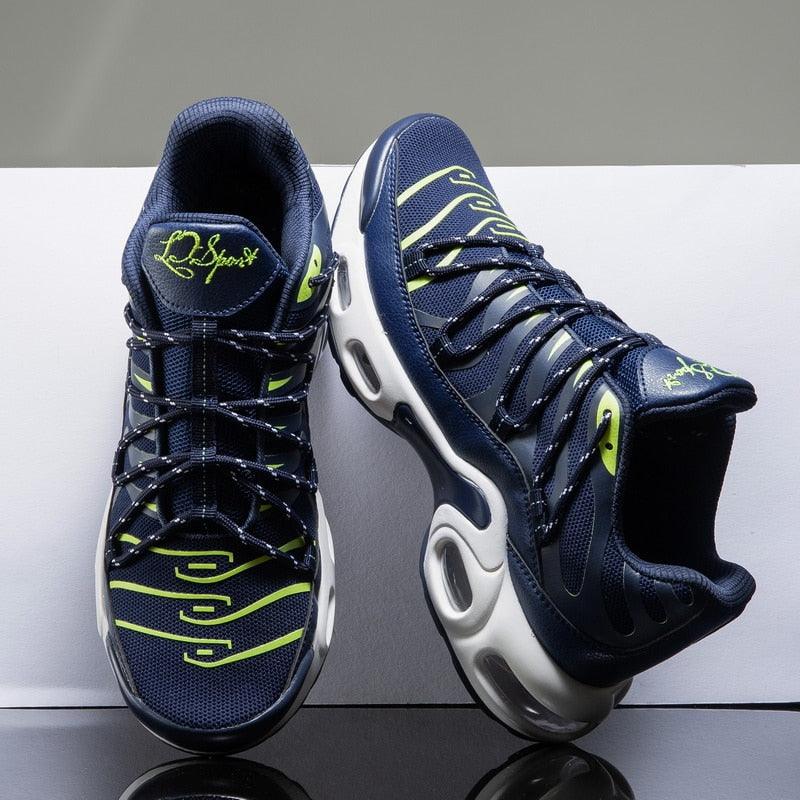 Air Cushion Mans Sport Running Shoes Breathable Sneakers Summer Tennis Outdoor Training Racing Lightweight Running Gym Sneakers Jogging Walking Mens Sneakers - Fabs things