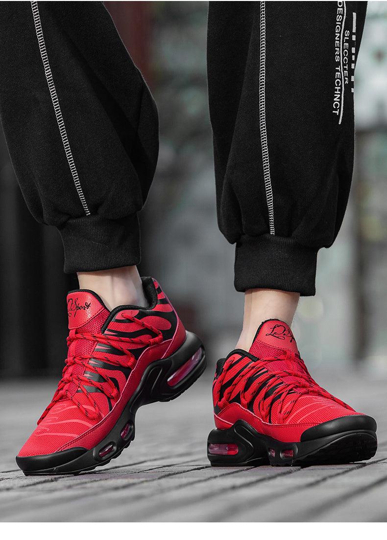 Air Cushion Mans Sport Running Shoes Breathable Sneakers Summer Tennis Outdoor Training Racing Lightweight Running Gym Sneakers Jogging Walking Mens Sneakers - Fabs things