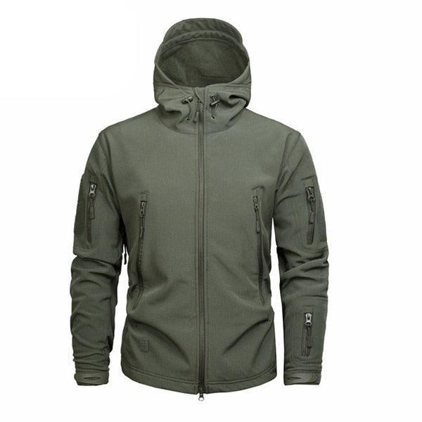 Men Green Autumn Camouflage Jacket Men's Lightweight Water-Resistant Jacket Tactical Clothing  Male Camouflage Windbreaker Breathable Outdoor Snow Jacket - Fabs things