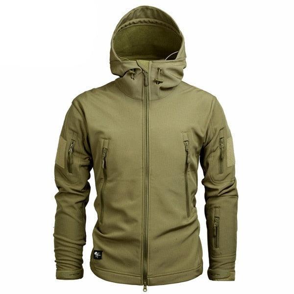 Men Green Autumn Camouflage Jacket Men's Lightweight Water-Resistant Jacket Tactical Clothing  Male Camouflage Windbreaker Breathable Outdoor Snow Jacket - Fabs things