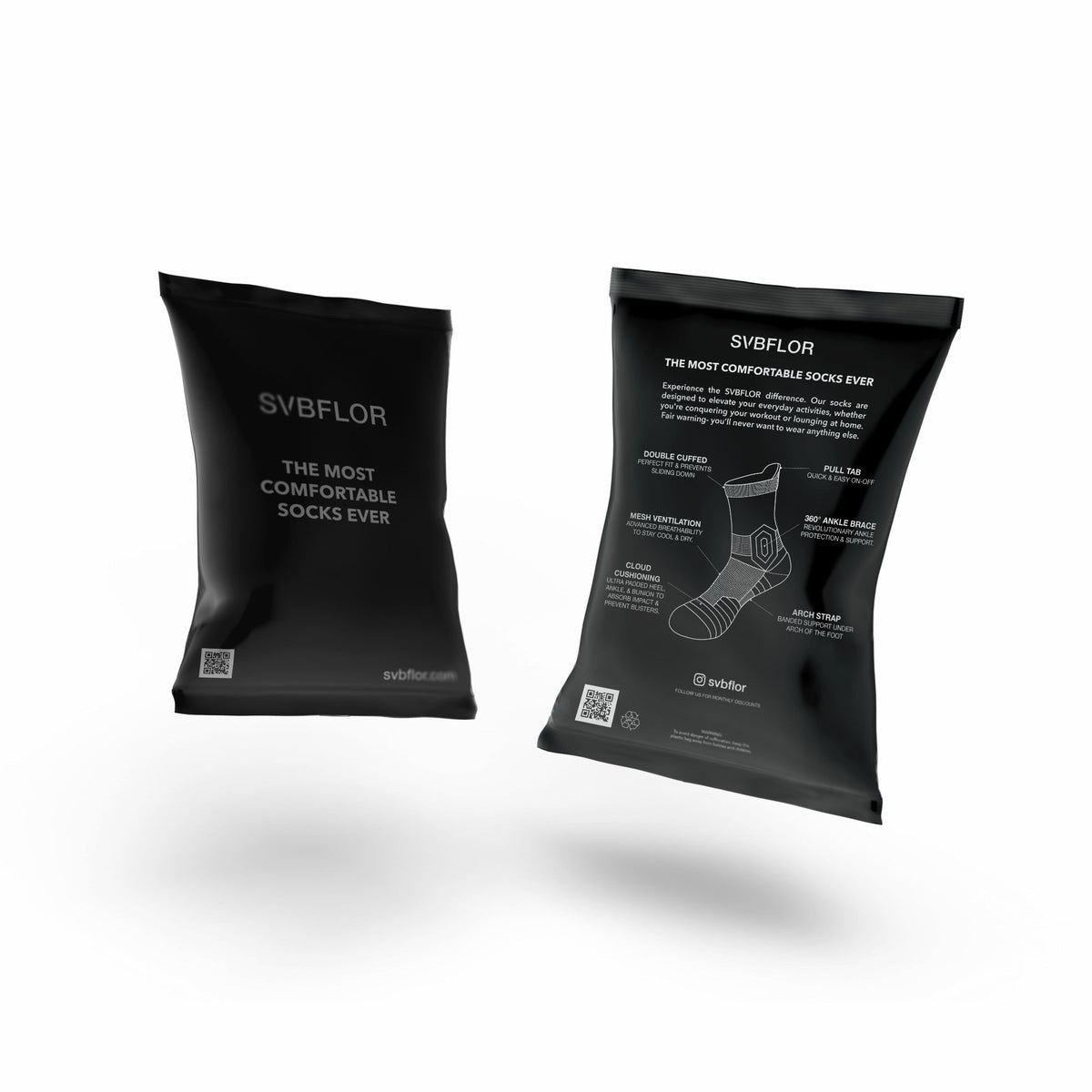 CloudFusion™ Athletic Cushioned Crew Socks - Fabs things