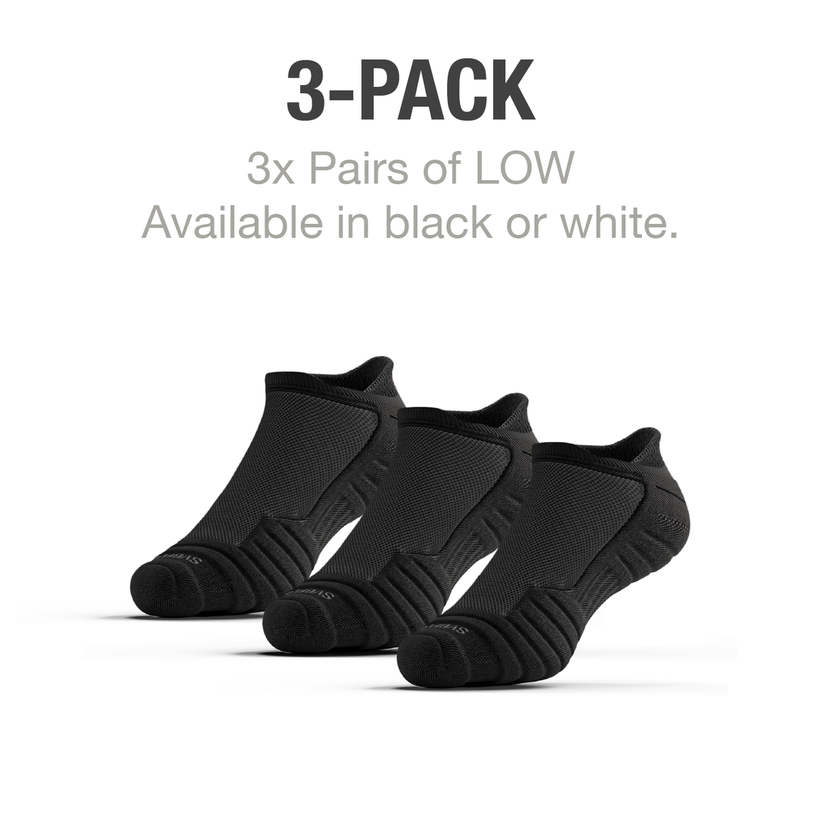 CloudFusion™ Athletic Cushioned Low Socks - Fabs things