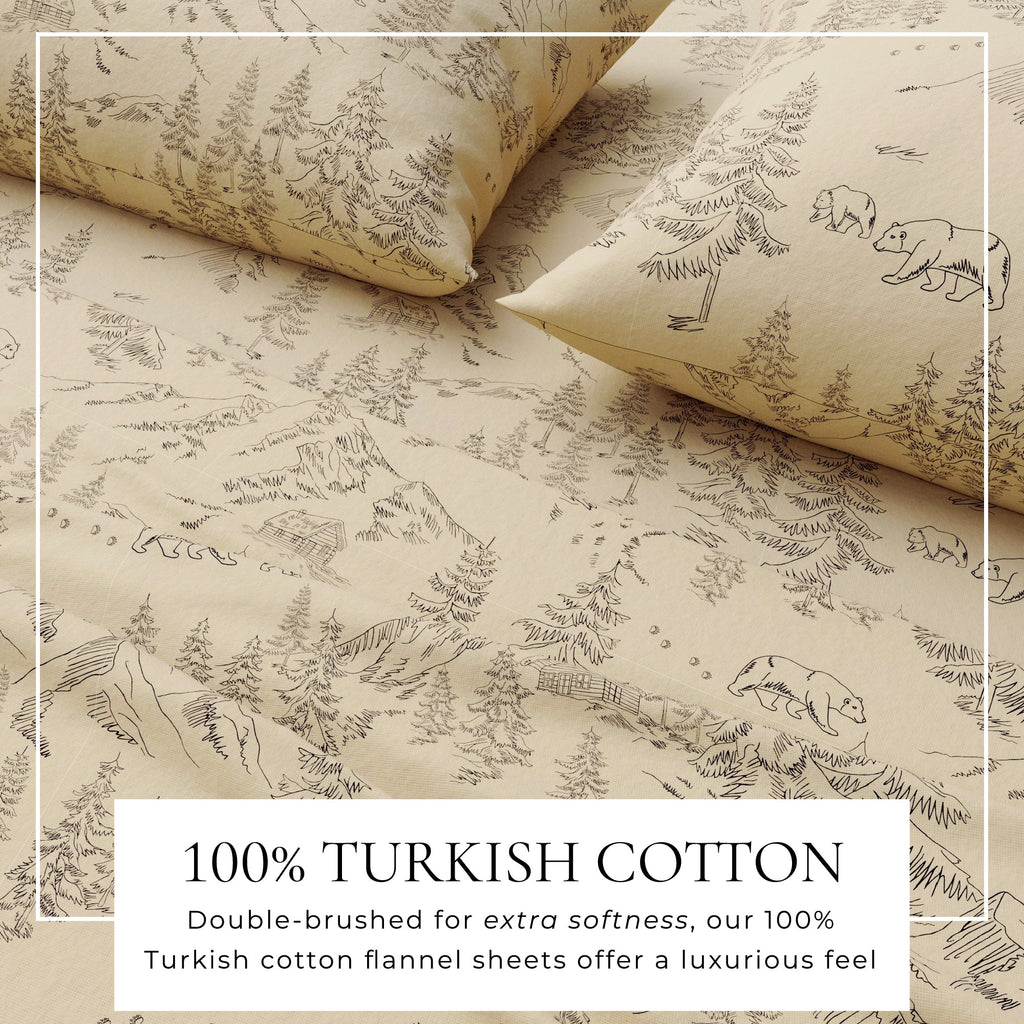 Turkish Cotton Flannel Sheet - Stratton Collection