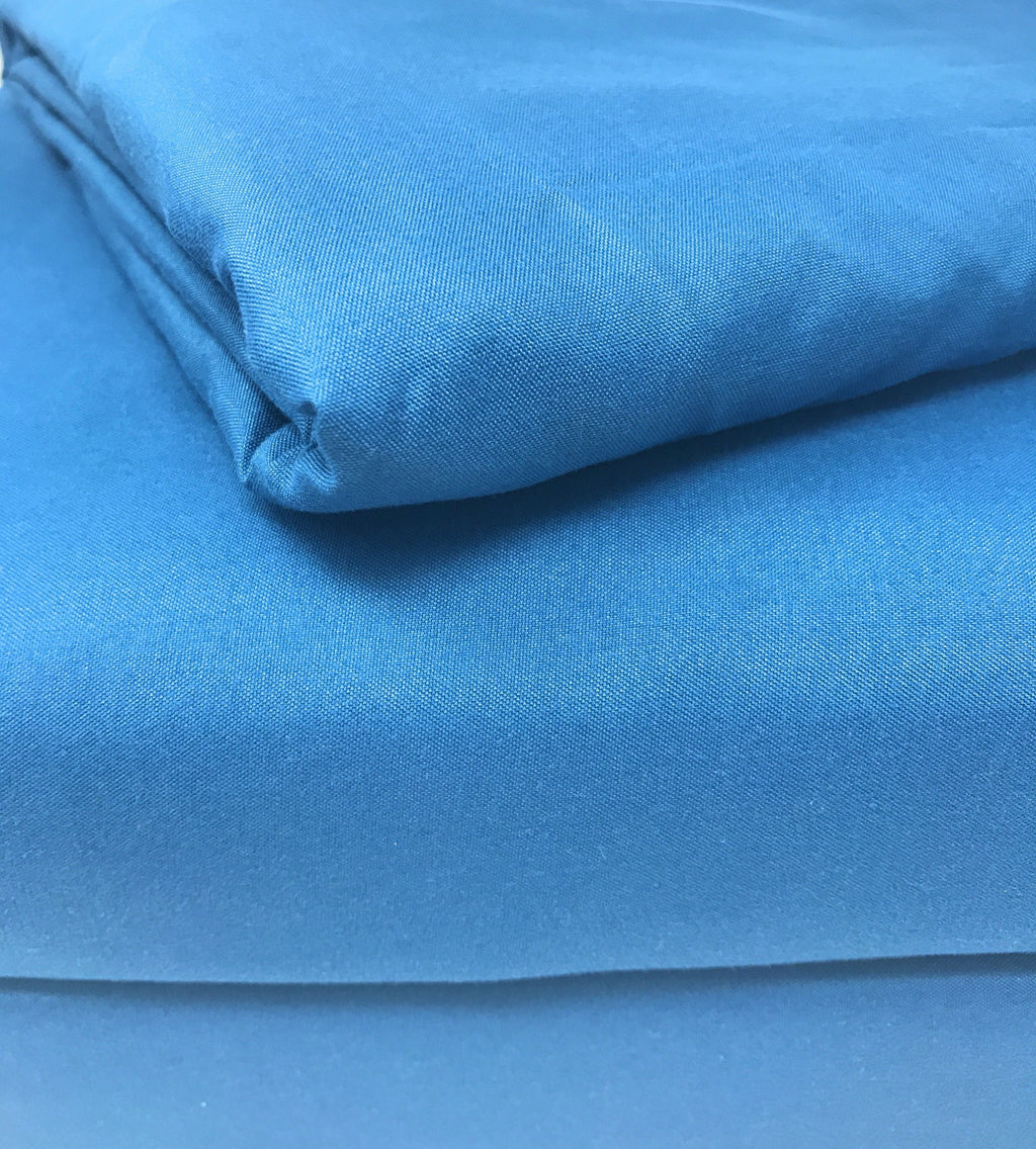 Tache Microfiber Ocean Blue Bed Sheet Set (101-OB-BSS) - Fabs things