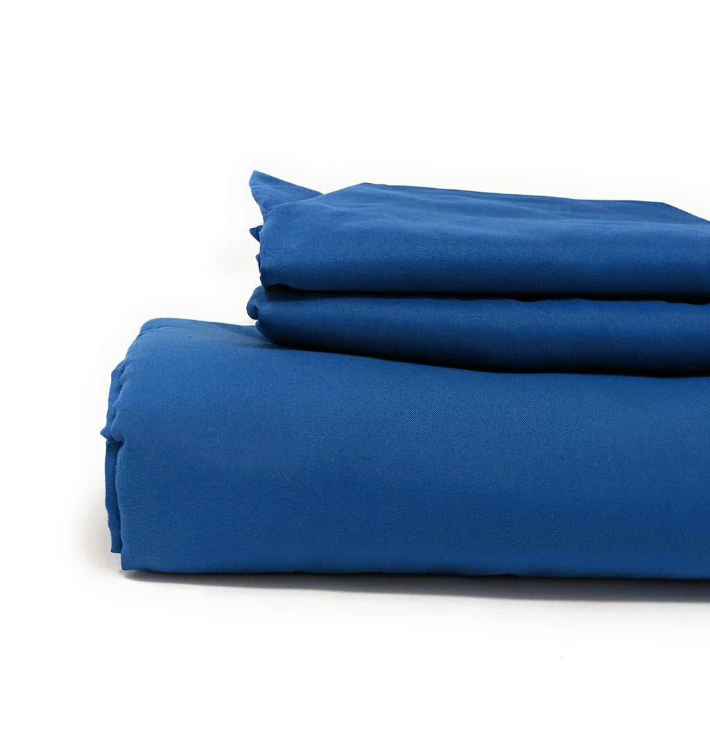 Tache Microfiber Ocean Blue Bed Sheet Set (101-OB-BSS) - Fabs things