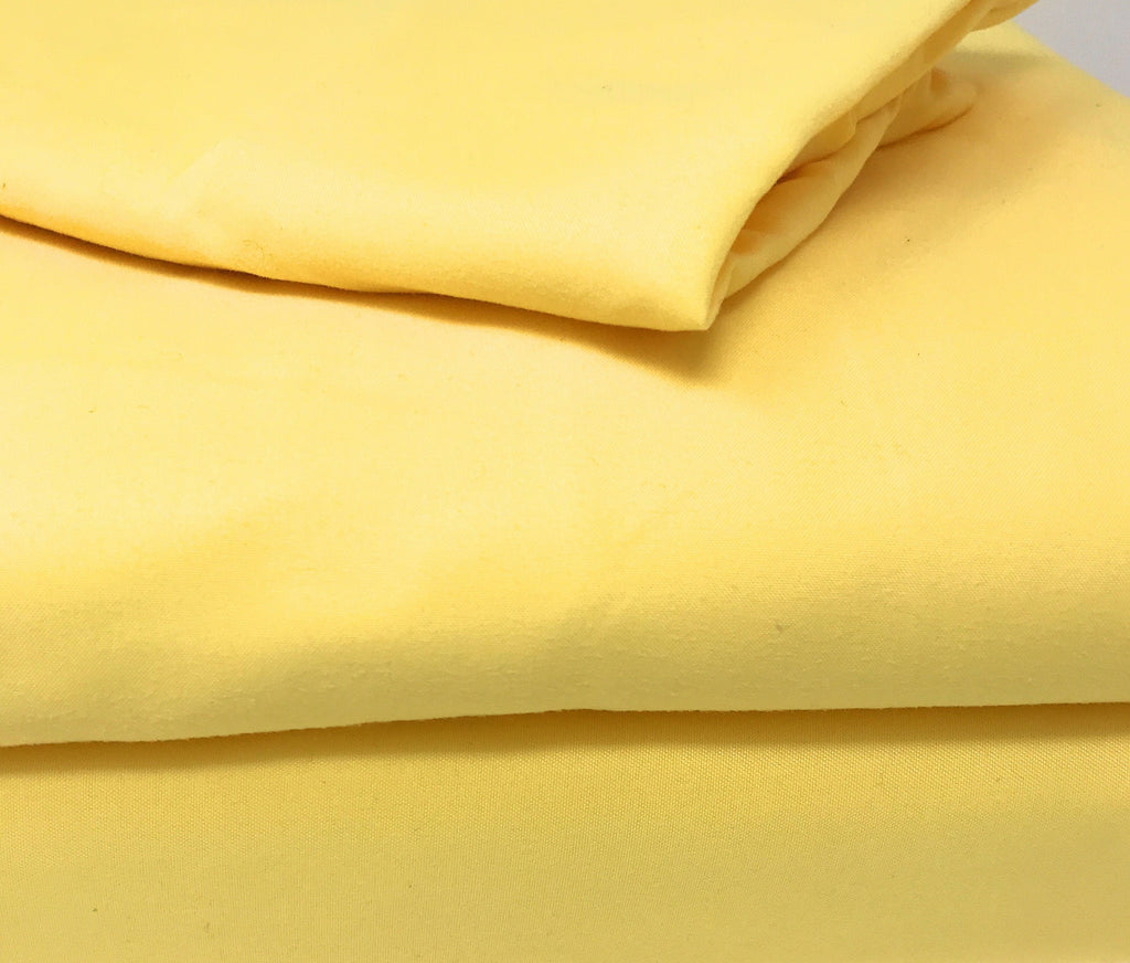 Tache Microfiber Sunny Yellow Bed Sheet Set (404-YS-BSS) - Fabs things