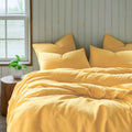 Tache Microfiber Sunny Yellow Bed Sheet Set (404-YS-BSS) - Fabs things