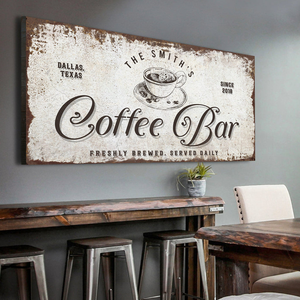 Coffee Bar Sign - Fabs things