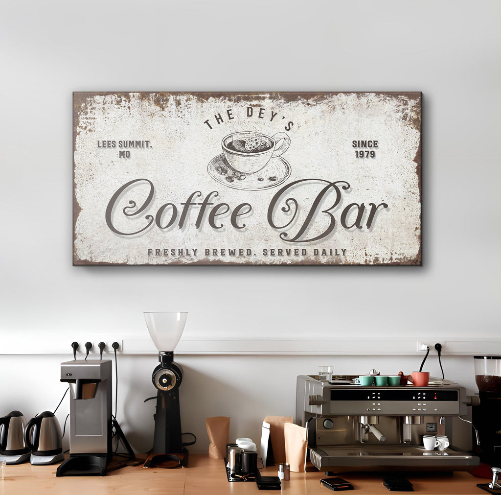 Coffee Bar Sign - Fabs things