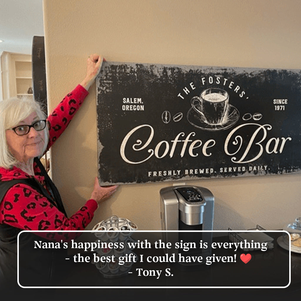 Coffee Bar Sign - Fabs things