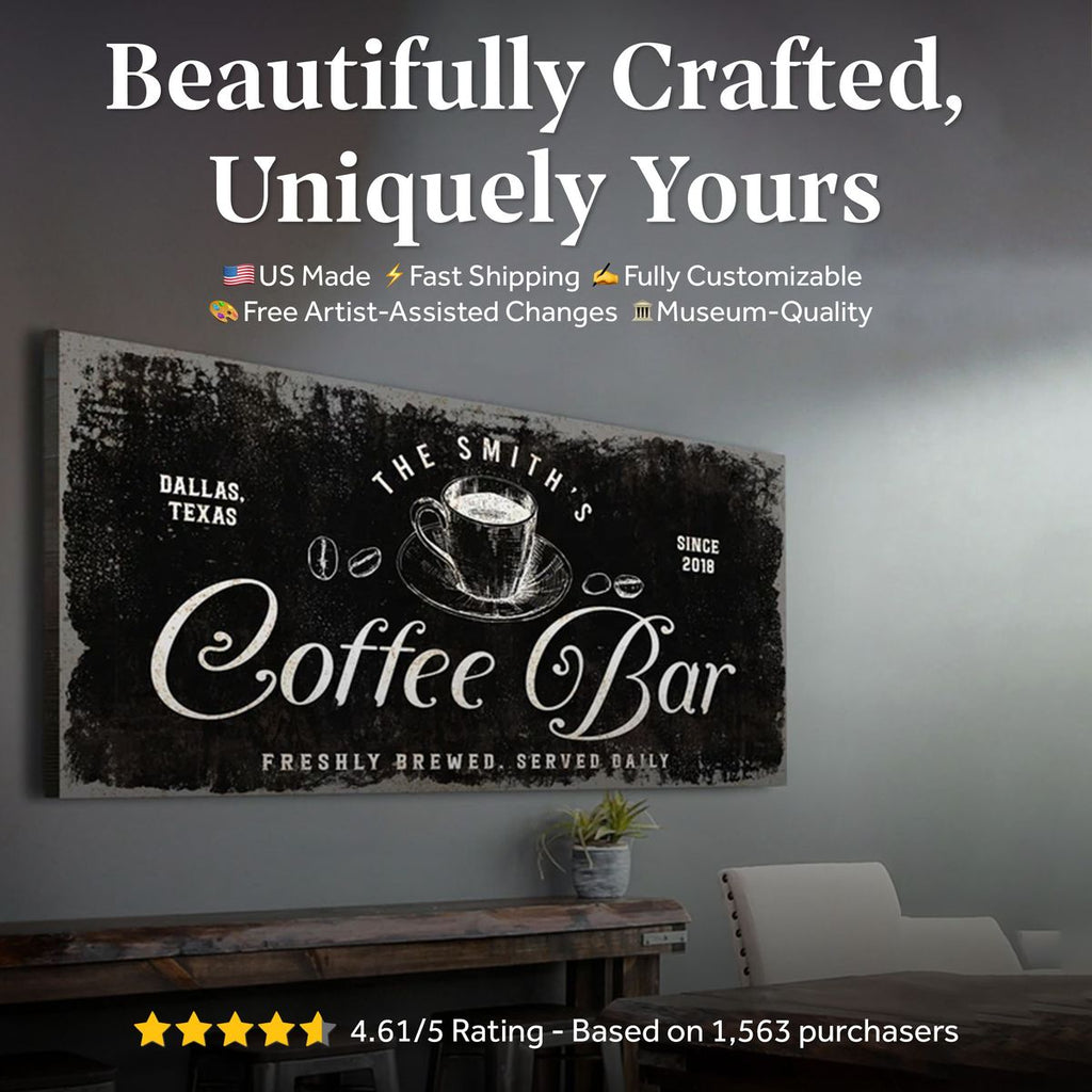 Coffee Bar Sign - Fabs things