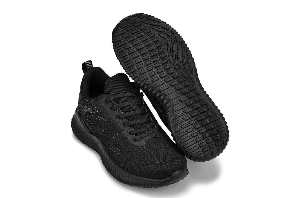CALTO - Q220 - 2.6 Inches Taller (Noir/Cement) - Lightweight Sporty Sneakers - Fabs things