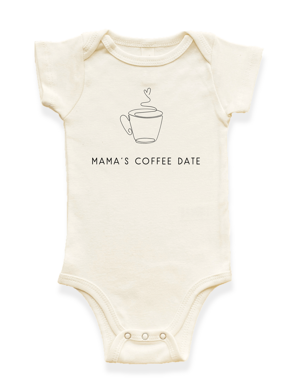 Mama's Coffee Date Organic Baby Bodysuit - Fabs things