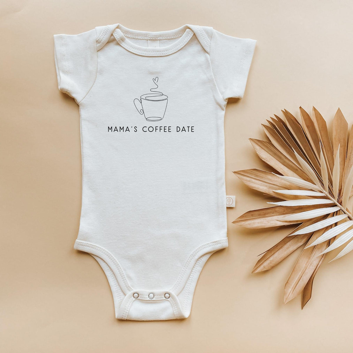 Mama's Coffee Date Organic Baby Bodysuit - Fabs things
