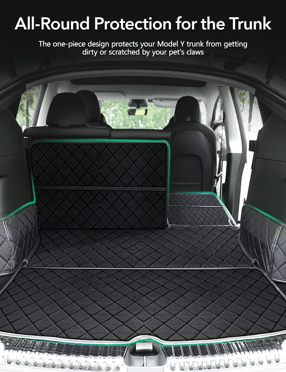 Trunk Mat Waterproof Car Dog Cover for Model Y | TESERY - Fabs things