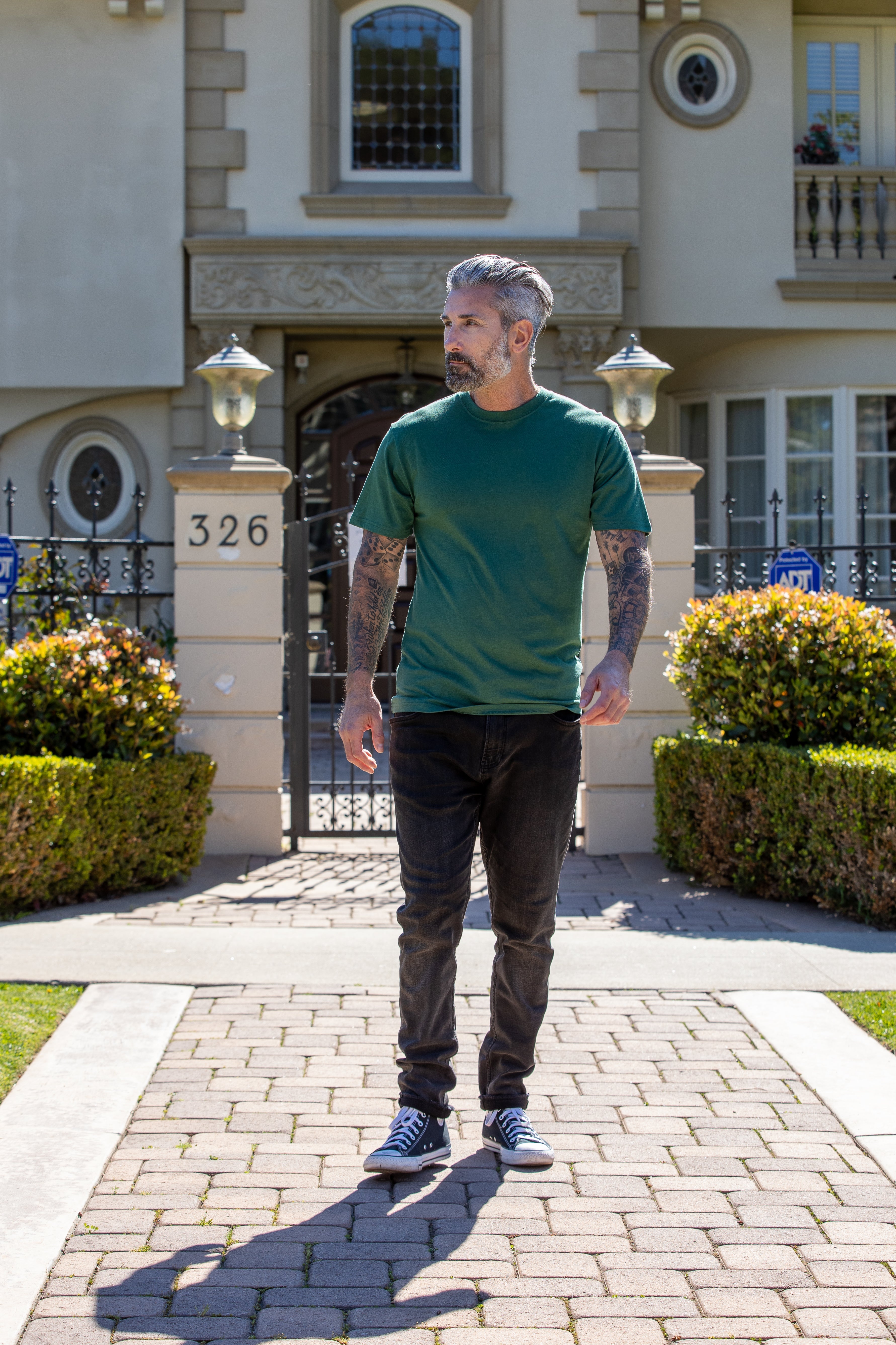 Men's Bamboo Viscose T-Shirt – Organic Cotton, Classic Fit