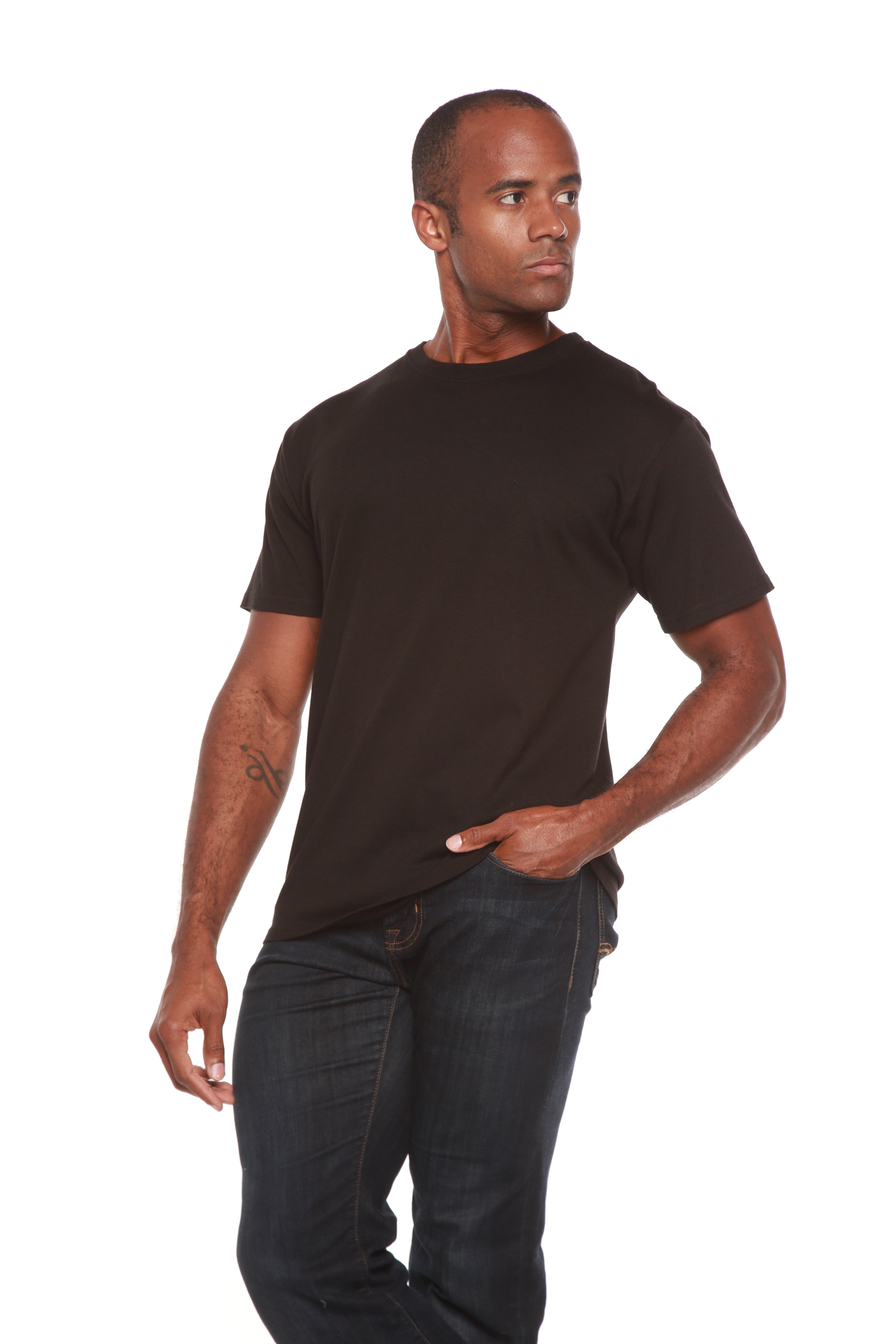 Men's Bamboo Viscose T-Shirt – Organic Cotton, Classic Fit