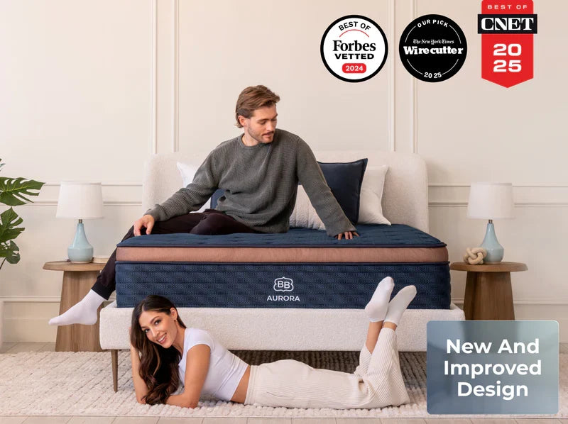 2026 New Brooklyn Bedding Aurora Luxe Cooling Cloud Pillow Top - Fabs things