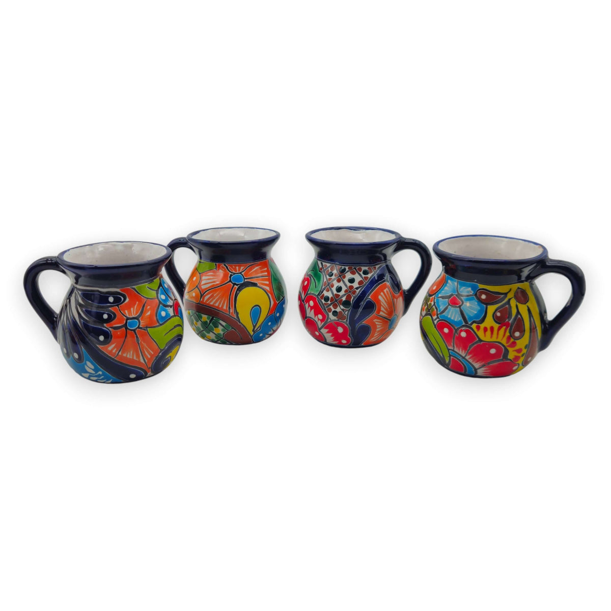 Talavera Floral Coffee Mug | Handmade Mexican Ceramic Cup - Fabs things