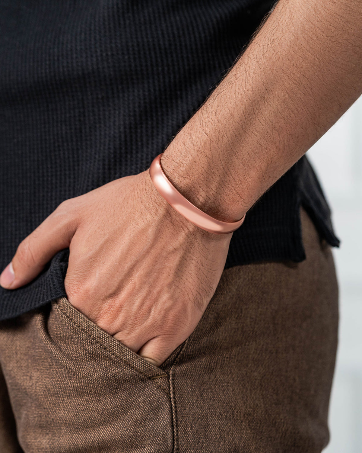 Pure Copper Cuff Bracelet – Plain - Fabs things