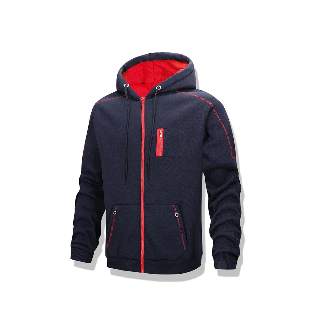 Men's Jacket Cycling Thermal Fleece Windproof Sportswear - Fabs things
