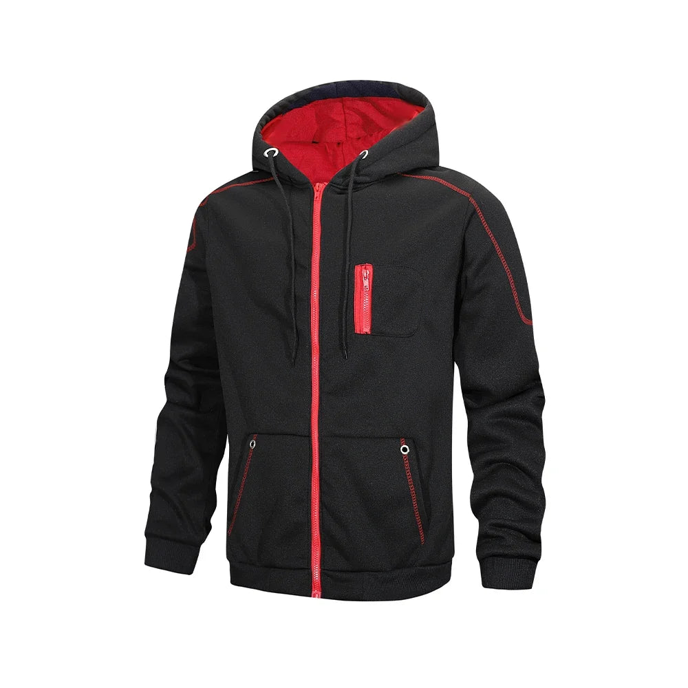 Men's Jacket Cycling Thermal Fleece Windproof Sportswear - Fabs things