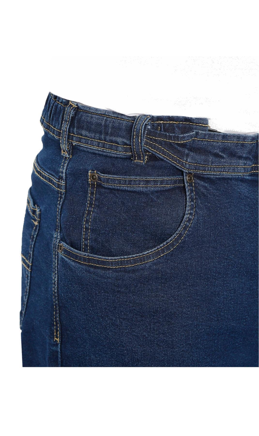 Men's Flex Waist Hidden Stretch Denim Jeans — Pull-On Easy Fit - Fabs things