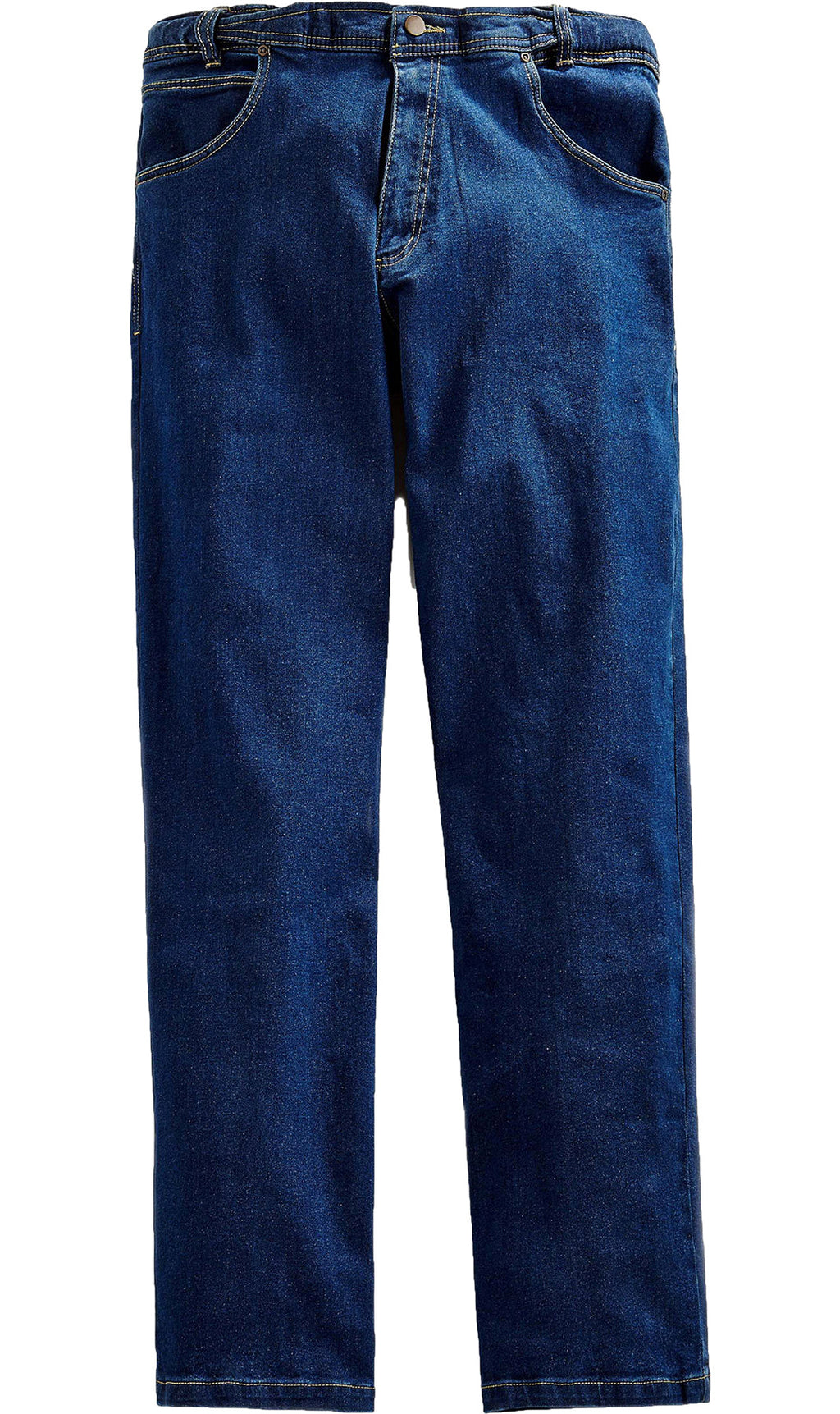 Men's Flex Waist Hidden Stretch Denim Jeans — Pull-On Easy Fit - Fabs things