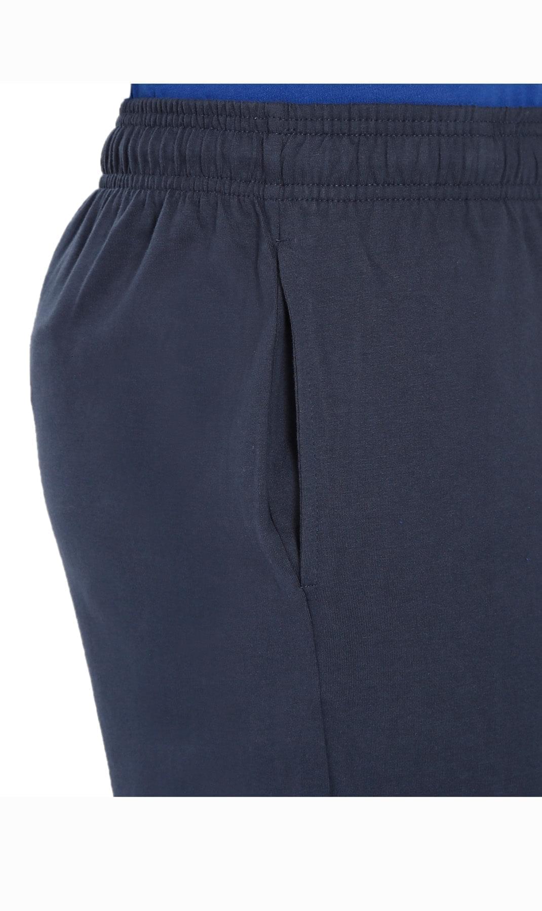 Men's 100% Cotton Knit Shorts — Elastic Waist with Inner Drawstring - Fabs things