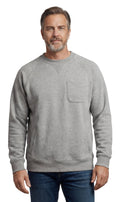 Men's 3-Pocket Fleece Sweatshirt with Raglan Seams - Fabs things