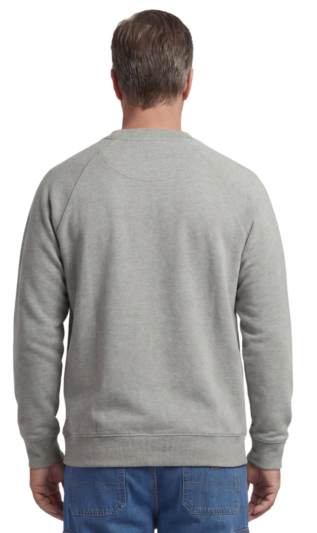 Men's 3-Pocket Fleece Sweatshirt with Raglan Seams - Fabs things