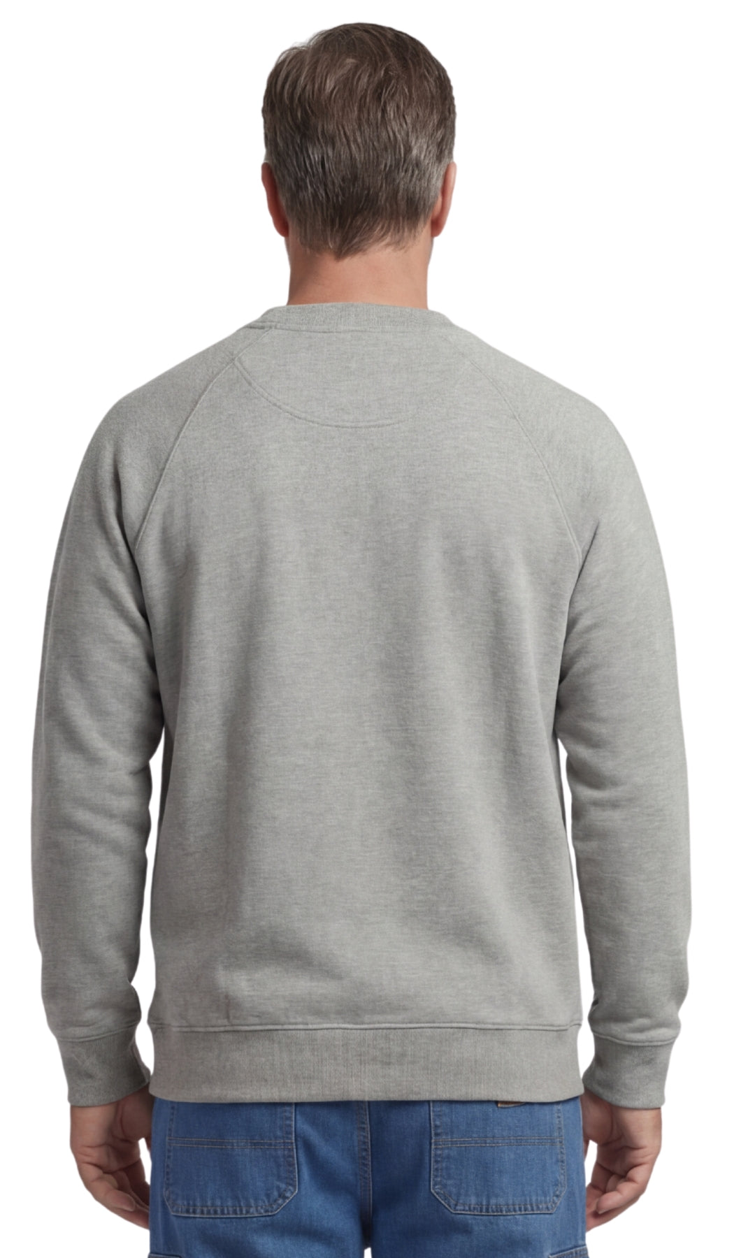 Men's 3-Pocket Fleece Sweatshirt with Raglan Seams - Fabs things