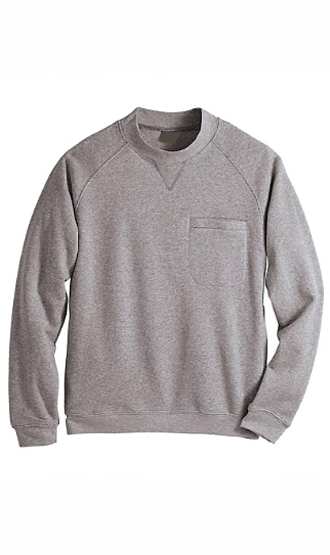 Men's 3-Pocket Fleece Sweatshirt with Raglan Seams - Fabs things