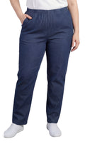 Women's Lightweight Pull-On Denim Jeans — Elastic Waist No Zipper - Fabs things