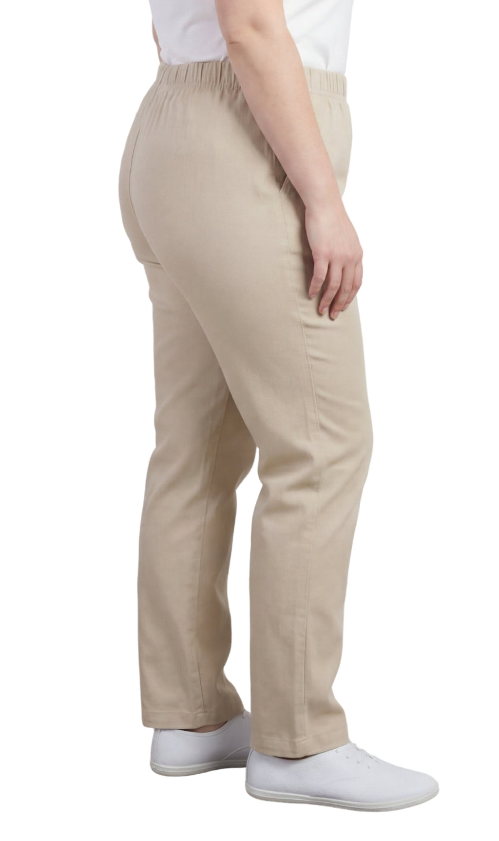 Women's Lightweight Pull-On Denim Jeans — Elastic Waist No Zipper - Fabs things