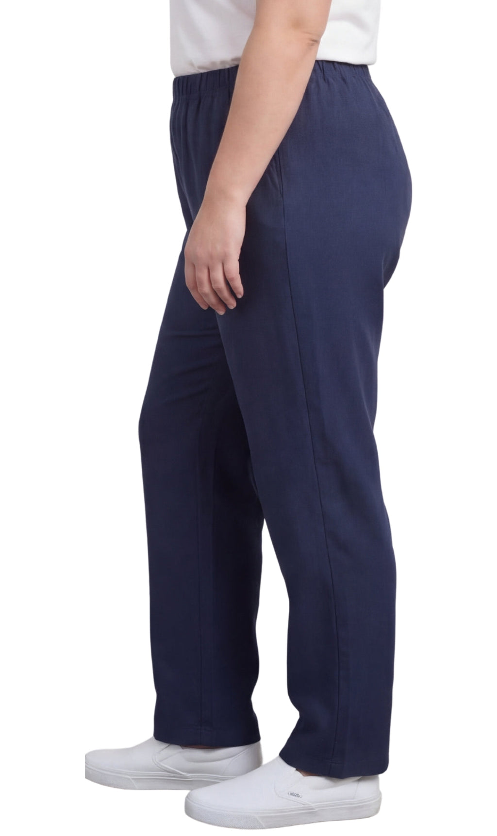 Women's Lightweight Pull-On Denim Jeans — Elastic Waist No Zipper - Fabs things