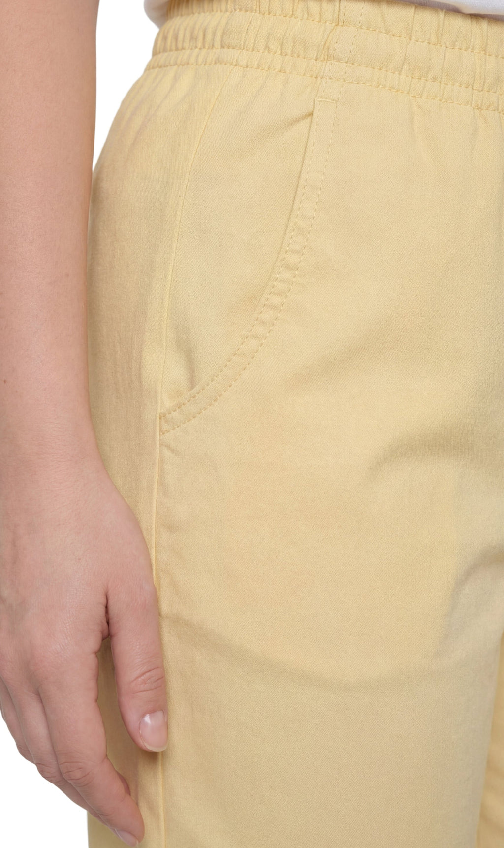 Women's Easy Pull-On Bermuda Shorts in Denim and Twill - Fabs things