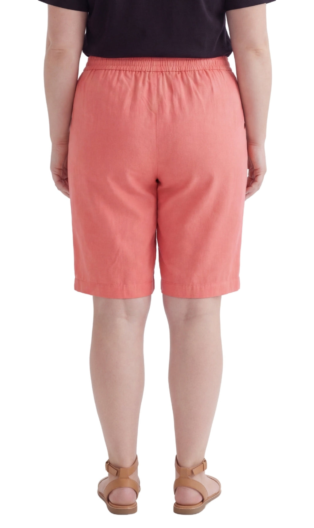 Women's Easy Pull-On Bermuda Shorts in Denim and Twill - Fabs things