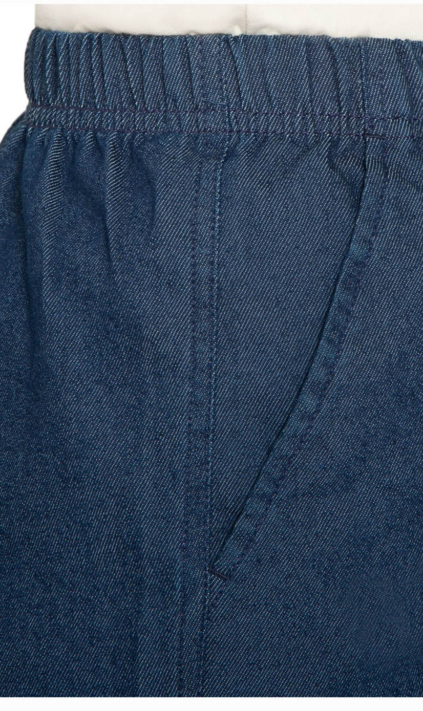 Women's Pull-On Denim and Twill Shorts — Stretch Waist No Zipper - Fabs things