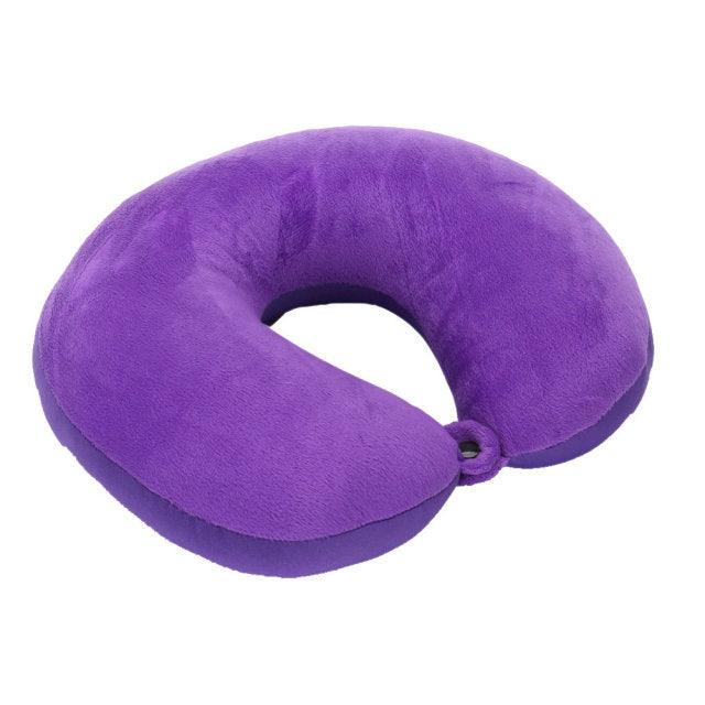 U Shaped Travel Pillow Particles Neck Car Plane Pillows Soft Cushion Home Outdoor Textile Memory Foam U-Shaped Pillow Slow Rebound Neck Pillow Nap Airplane Pillow Sleep With No Neck Pain Super Soft Memory Foam Neck Pillow Easy Washing With Removable Cover - Fabs things