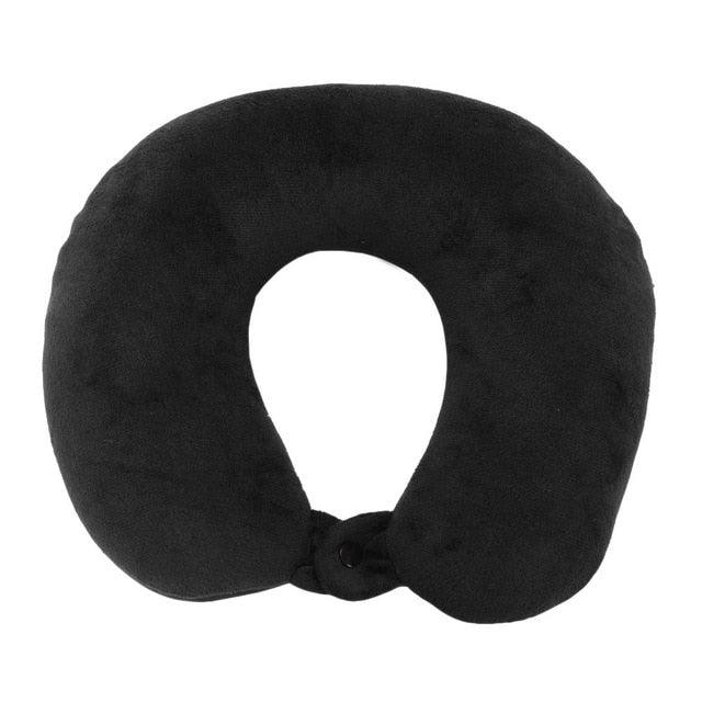 U Shaped Travel Pillow Particles Neck Car Plane Pillows Soft Cushion Home Outdoor Textile Memory Foam U-Shaped Pillow Slow Rebound Neck Pillow Nap Airplane Pillow Sleep With No Neck Pain Super Soft Memory Foam Neck Pillow Easy Washing With Removable Cover - Fabs things