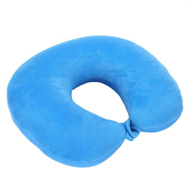 U Shaped Travel Pillow Particles Neck Car Plane Pillows Soft Cushion Home Outdoor Textile Memory Foam U-Shaped Pillow Slow Rebound Neck Pillow Nap Airplane Pillow Sleep With No Neck Pain Super Soft Memory Foam Neck Pillow Easy Washing With Removable Cover - Fabs things