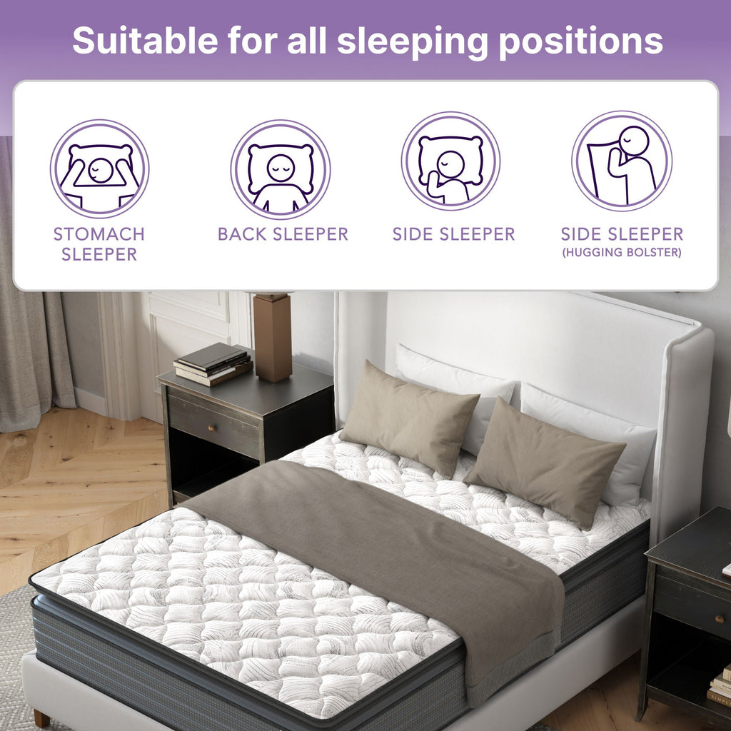 Isabella - 14" Hybrid Pillow Top Mattress - Fabs things