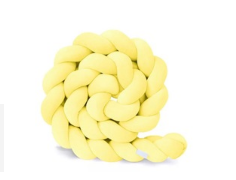 100cmBaby Bumper Bed Braid Knot Pillow Cushion Bumper for Infant Kids Crib Protector Cot Bumper Room Decor Anti-collision Bumper - Fabs things