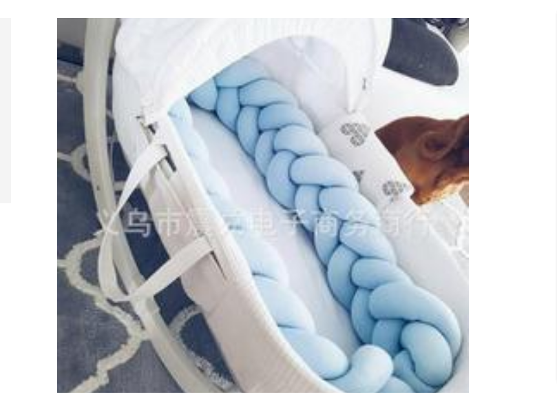 100cmBaby Bumper Bed Braid Knot Pillow Cushion Bumper for Infant Kids Crib Protector Cot Bumper Room Decor Anti-collision Bumper - Fabs things