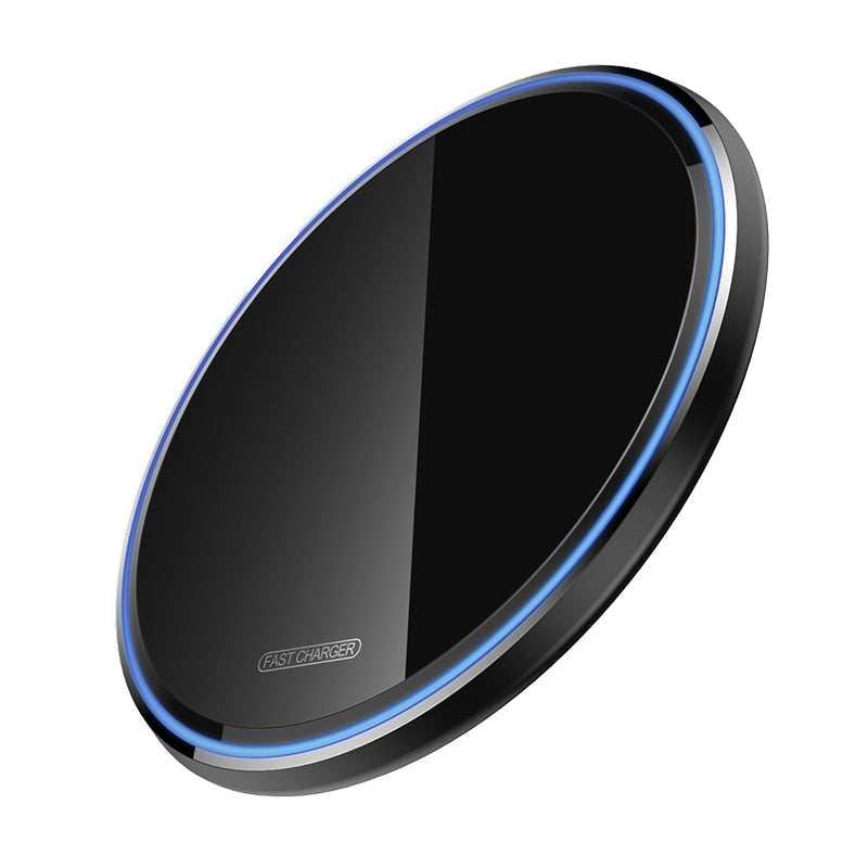 10W Qi Wireless Charger For iPhone X/XS Max XR 8 Plus Mirror Wireless Charging Pad For Samsung S9 S10+ Note 9 8 - Fabs things