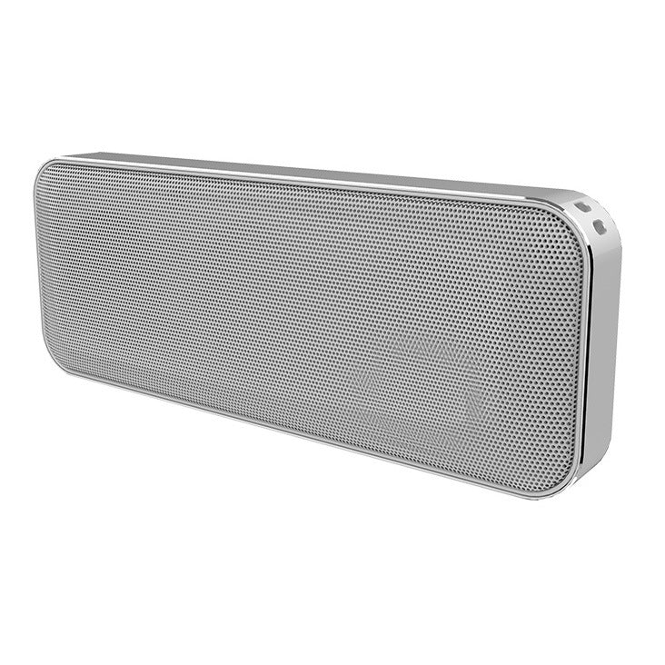 Bluetooth speaker wireless speaker square double speaker mini pocket portable metal ultra-thin exquisite bluetooth speaker - Fabs things